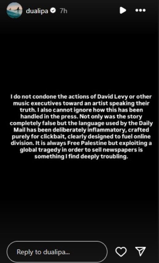 Dua Lipa makes shocking admission after firing manager
