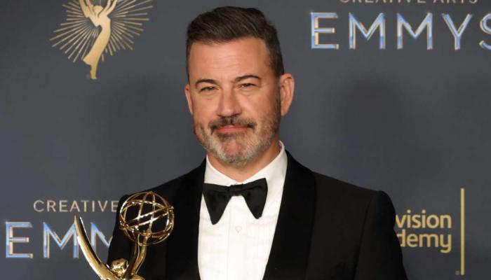 Jimmy Kimmel reduced to tears as he returns to late-night show