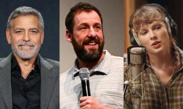 Adam Sandler, George Clooney share their thoughts on Taylor Swift’s upcoming album
