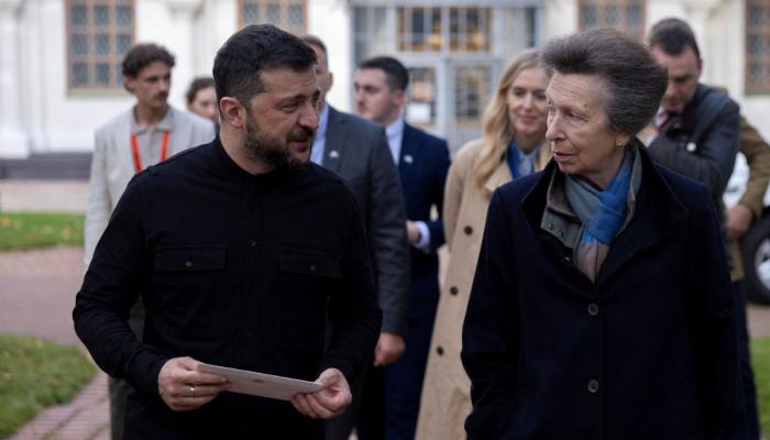 Princess Anne makes secret visit to Ukraine, honours child victims of war