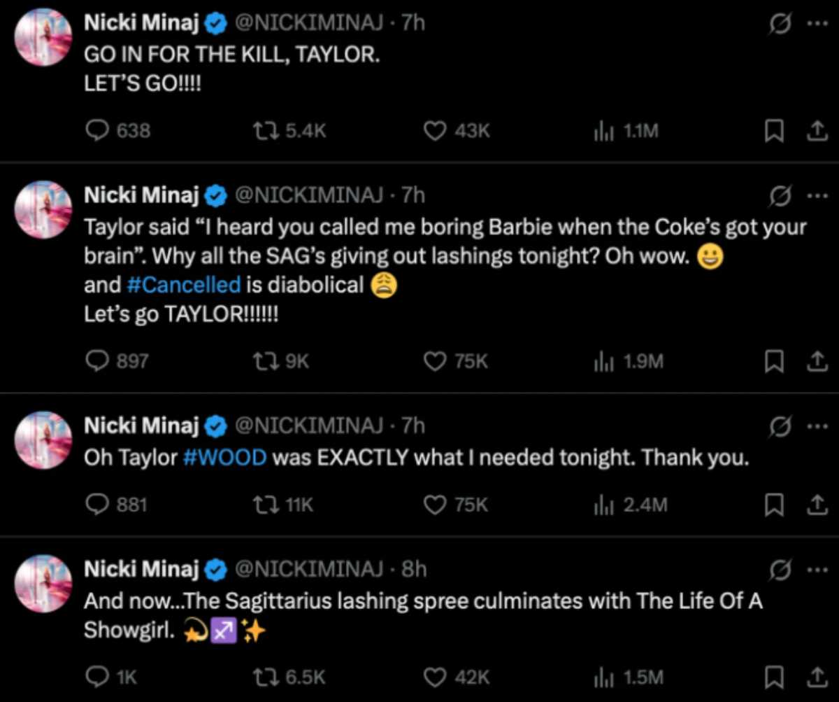 Taylor Swift finally ends feud between Nicki Minaj, Cardi B?