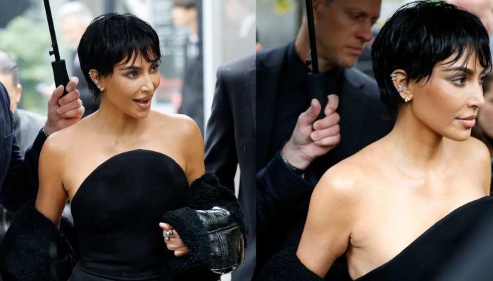 Kim Kardashian arrived in Paris for fashion week on October 3