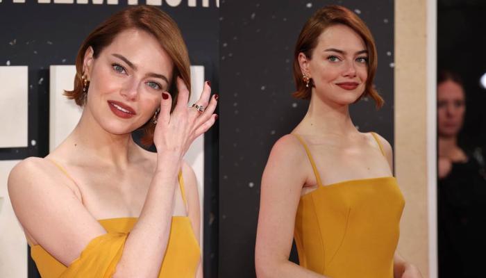 Emma Stone bedazzles in ‘divine’ look amid surgery rumors