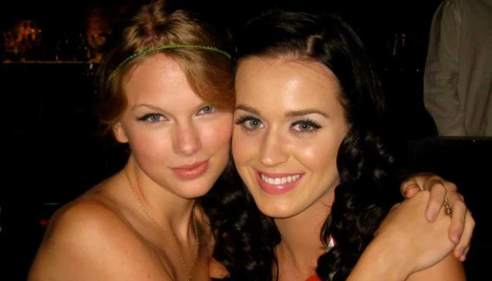 Katy Perry shows support for former rival Taylor Swift