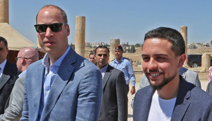 Prince William to join Crown Prince Hussein of Jordan for rare military engagement