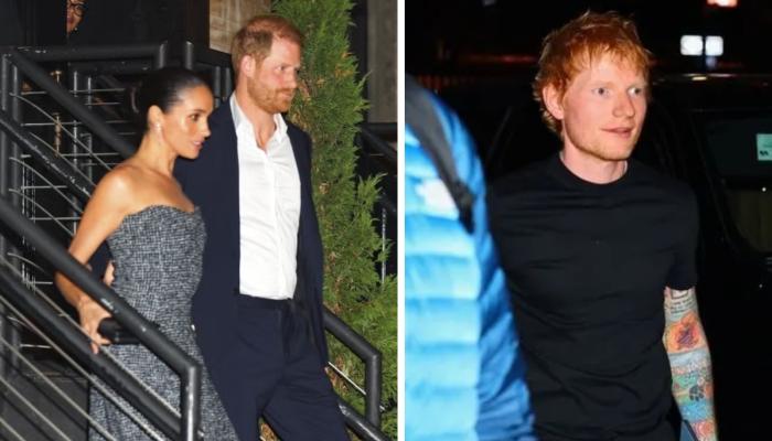 Meghan Markle, Prince Harry spotted leaving Soho House after dinner with Ed Sheeran