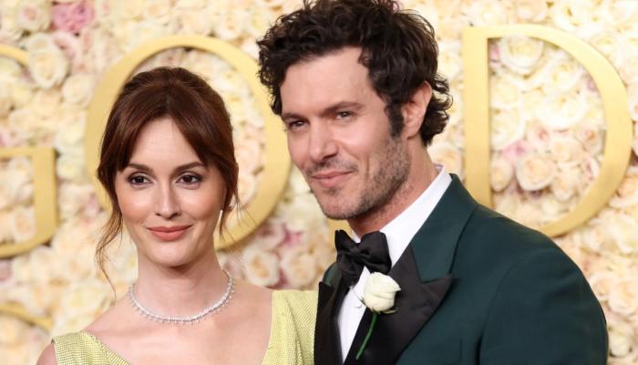 Adam Brody teases working alongside wife, Leighton Meester
