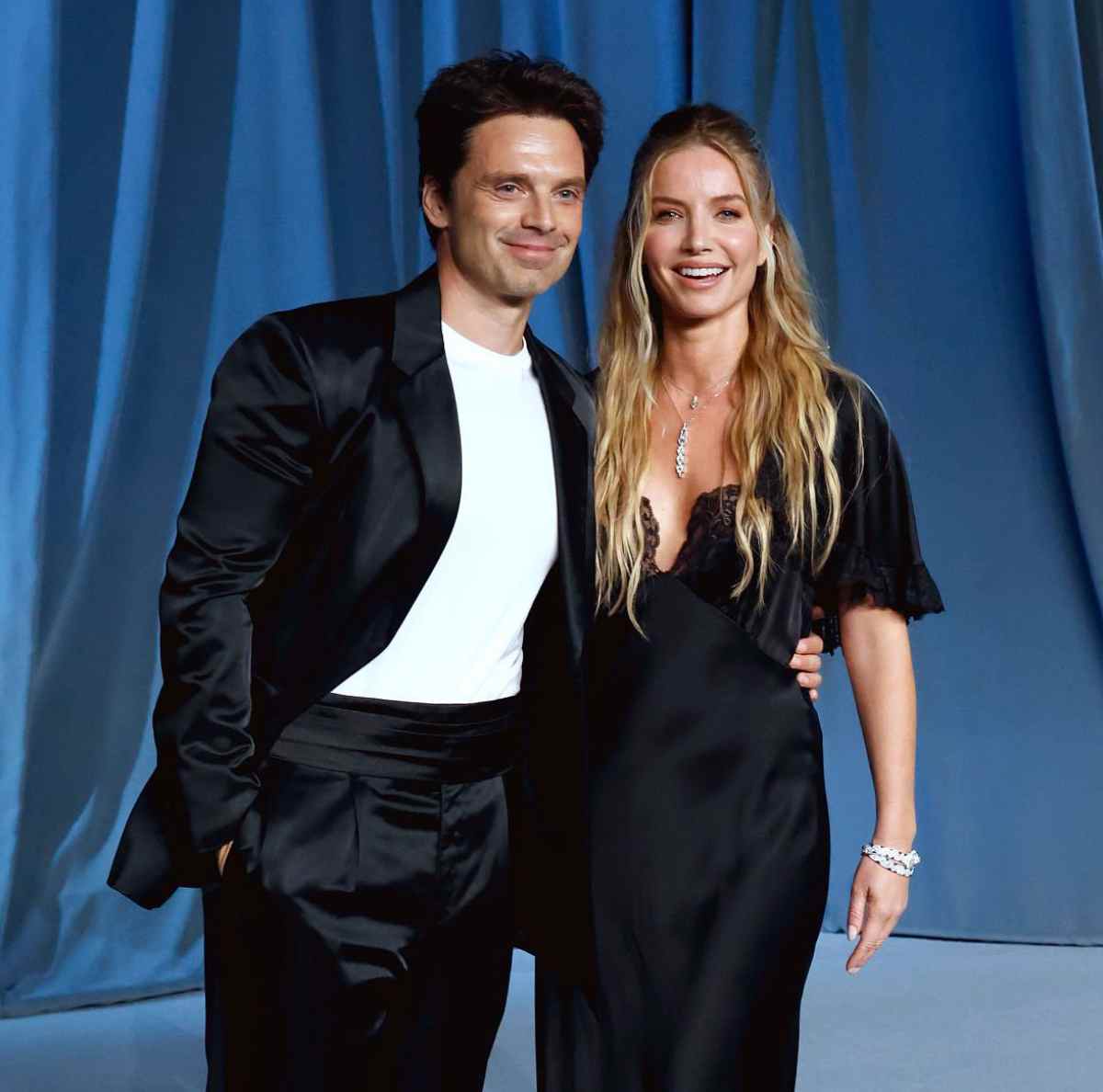 Sebastian Stan, Annabelle Wallis turn heads at Academy Museum Gala