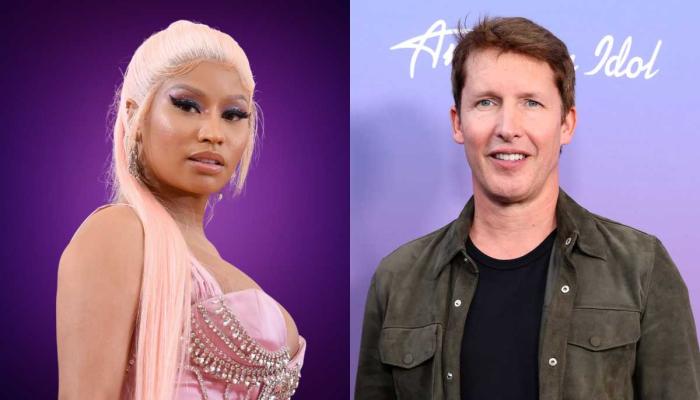 Nicki Minaj keeps the peace after James Blunt’s playful jab
