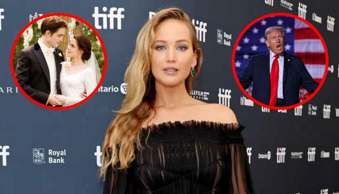 Jennifer Lawrence grills Robert Pattinson over Kristen Stewart, Trump drama
