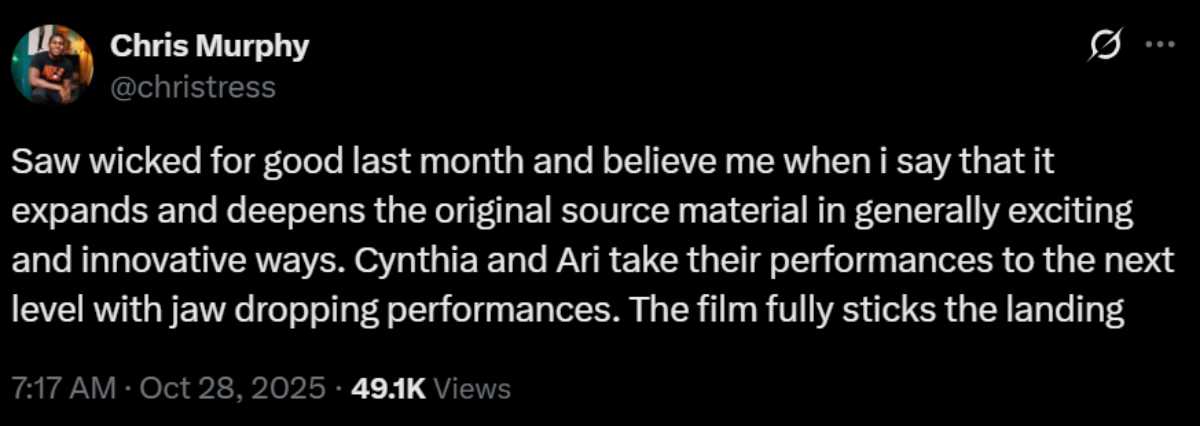 ‘Wicked: For Good’ poised for Oscar wins? First reactions reveal truth