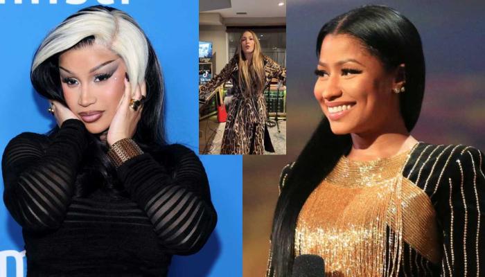 Nicki Minaj Beez in the Trap trend way of picking sides in Cardi B beef?