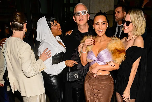 Kim Kardashian with All’s Fair co-stars