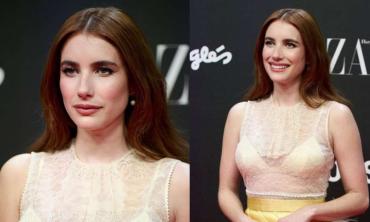 Emma Roberts serves looks at the red carpet