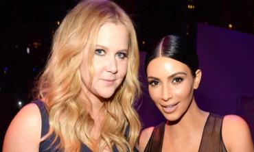 Amy Schumer, Kim Kardashian recreate viral red carpet fall