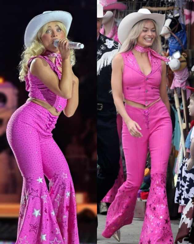 Sabrina Carpenter gives special nod to Margot Robbie this Halloween