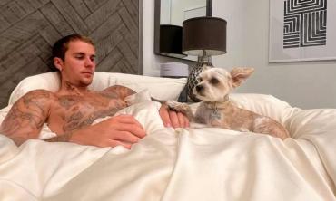 Justin Bieber raises question with bizarre pet video: 'Poor dog'