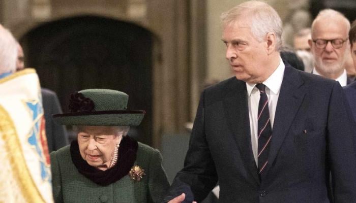 How did Queen Elizabeth feel about Andrews involvement with Epstein?