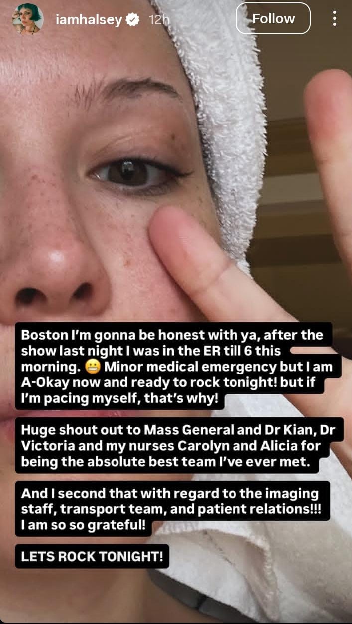 Halsey’s bombshell confession sends fans into panic