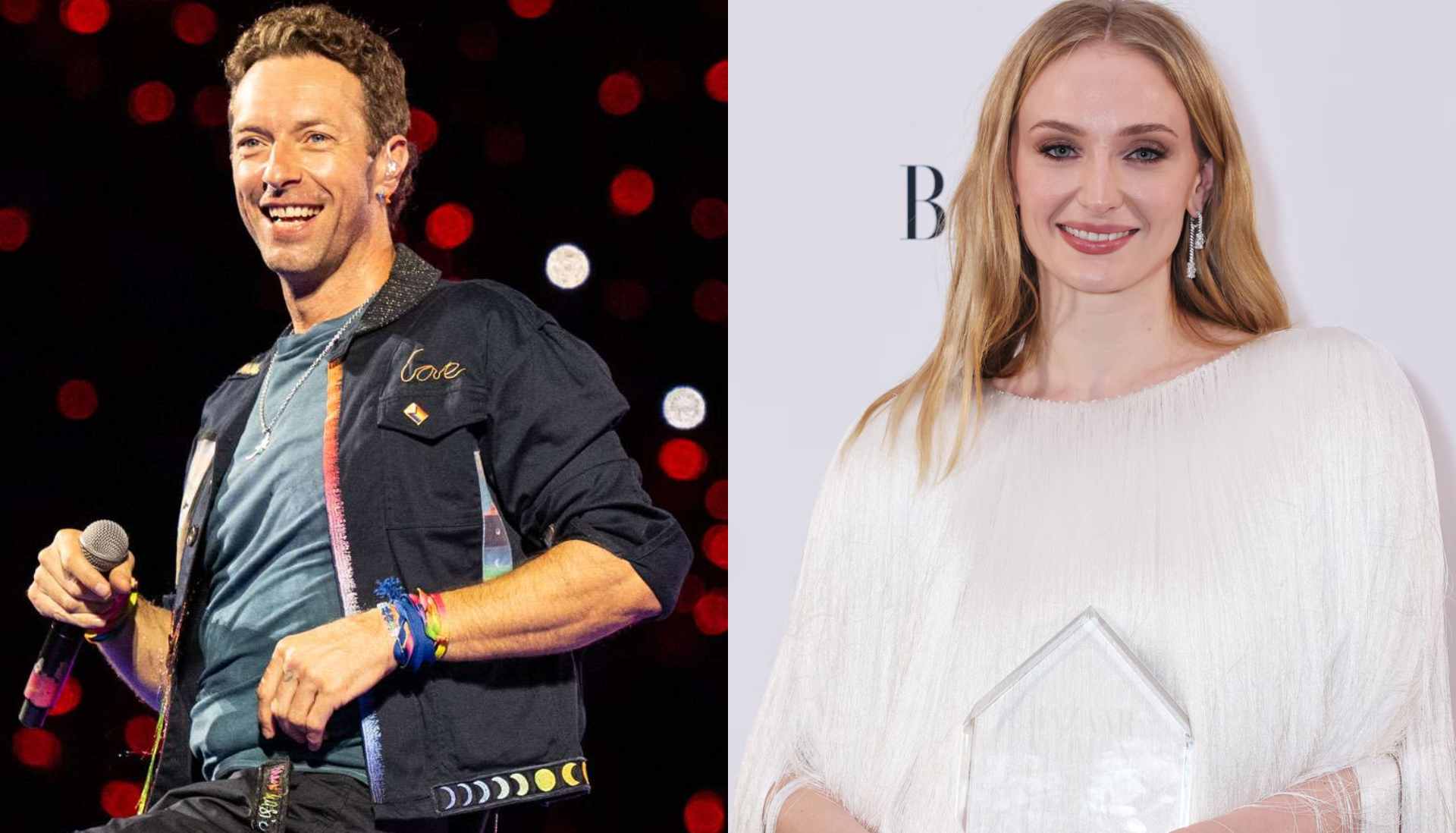 Chris Martin, Sophie Turner bond over being British