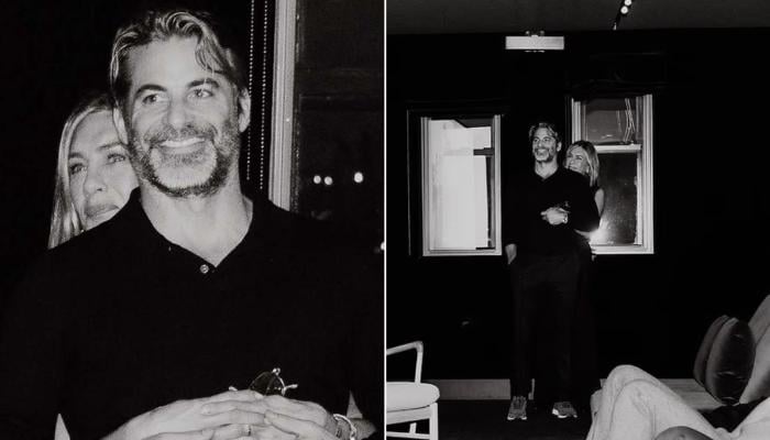 Jennifer Anistons beau Jim Curtis shares sweet snaps together