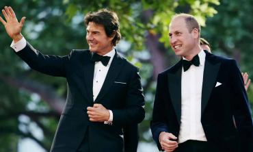 Prince William receives praise from Tom Cruise