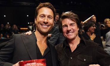 Glen Powell shares Tom Cruise’s advice on how not to die