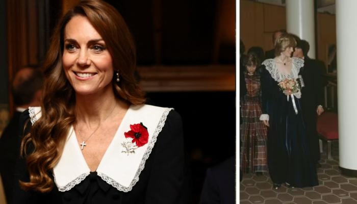 Kate Middleton honours Princess Diana in a heartfelt Remembrance tribute
