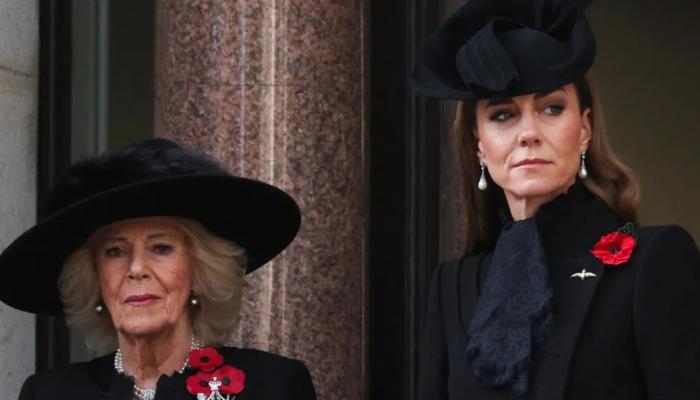 Queen Camilla resumes prominent role beside Kate Middleton for Remembrance Sunday