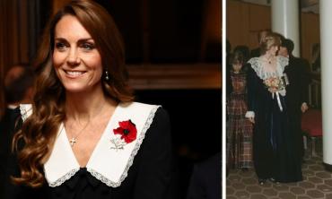 Kate Middleton honours Princess Diana in a heartfelt Remembrance tribute