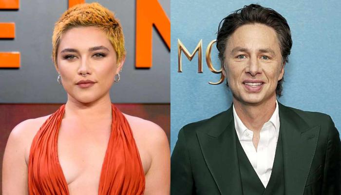Florence Pugh stands up for Zach Braff amid severe backlash