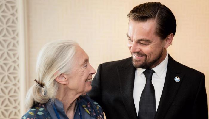 Leonardo DiCaprio delivers touching tribute at Jane Goodall memorial service