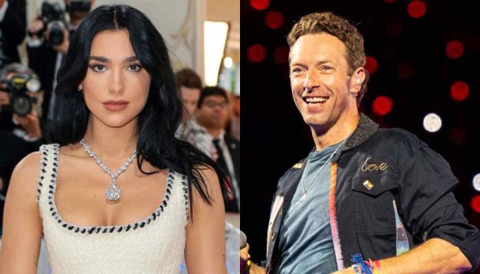 Chris Martin, Dua Lipa team up for fans