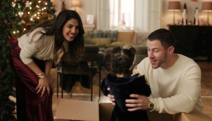 Priyanka, Nick Jonas’ daughter, makes sweet Debut in Jonas Xmas movie