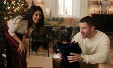Priyanka, Nick Jonas’ daughter, makes sweet Debut in Jonas Xmas movie