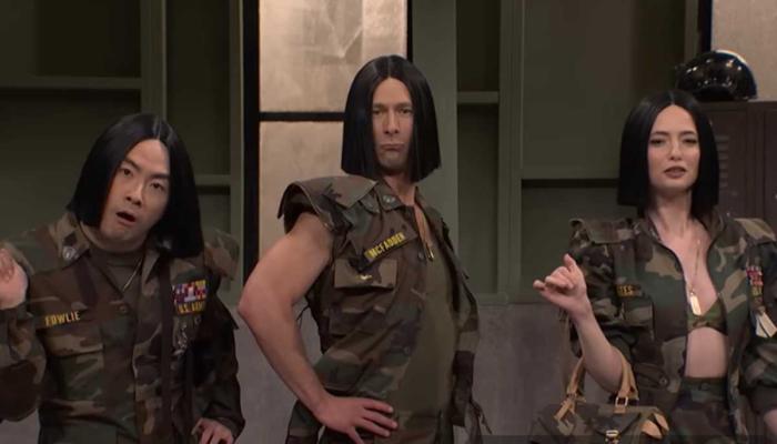 Glen Powell transforms into ‘diva with bob’ for SNL