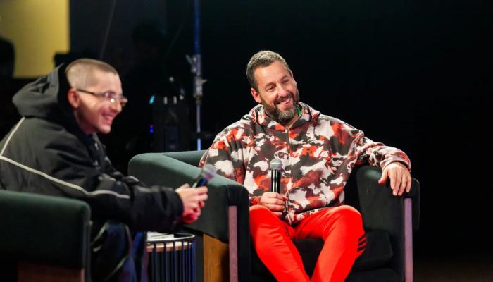 Timothée Chalamet speaks highly of Adam Sandlers acting