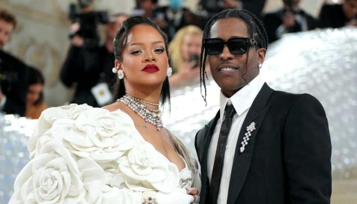 Rihanna, A$AP Rocky serve major fashion goals in coordinated black outfits
