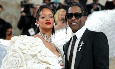 Rihanna, A$AP Rocky serve major fashion goals in coordinated black outfits