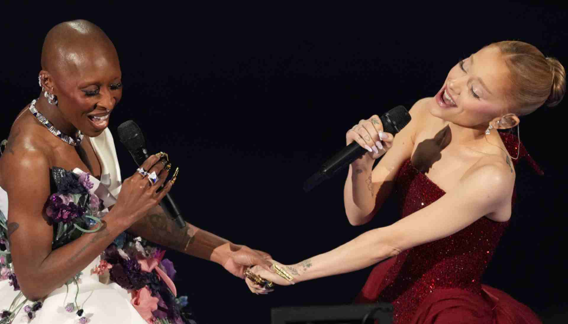 Ariana Grande addresses Cynthia Erivo speculation