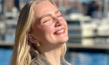 Miss Norway shocks with bizarre salmon costume