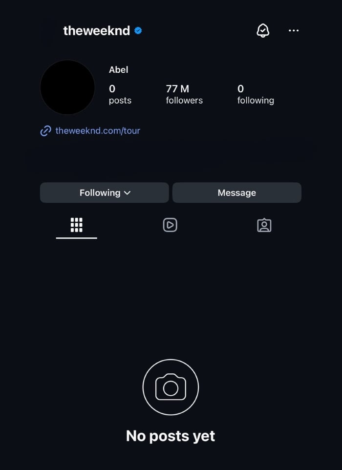 The Weend Abel Tesfaye takes first step towards ‘rebranding’