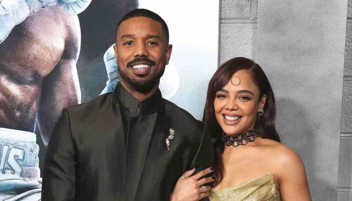Tessa Thompson gushes over ‘work husband’ Michael B. Jordan