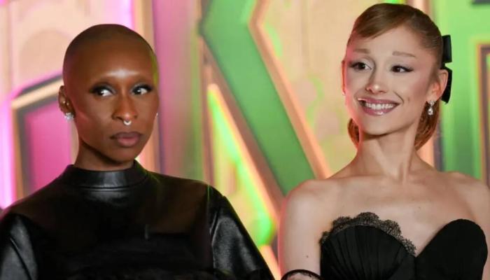 Ariana Grande divides fans after slapping Cynthia Erivo