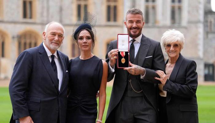 David Beckham recalls being knighted as emotional
