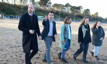 Prince William arrives in North Wales