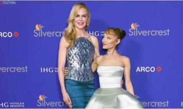 Ariana Grande reveals how she fights off negativity to Nicole Kidman 