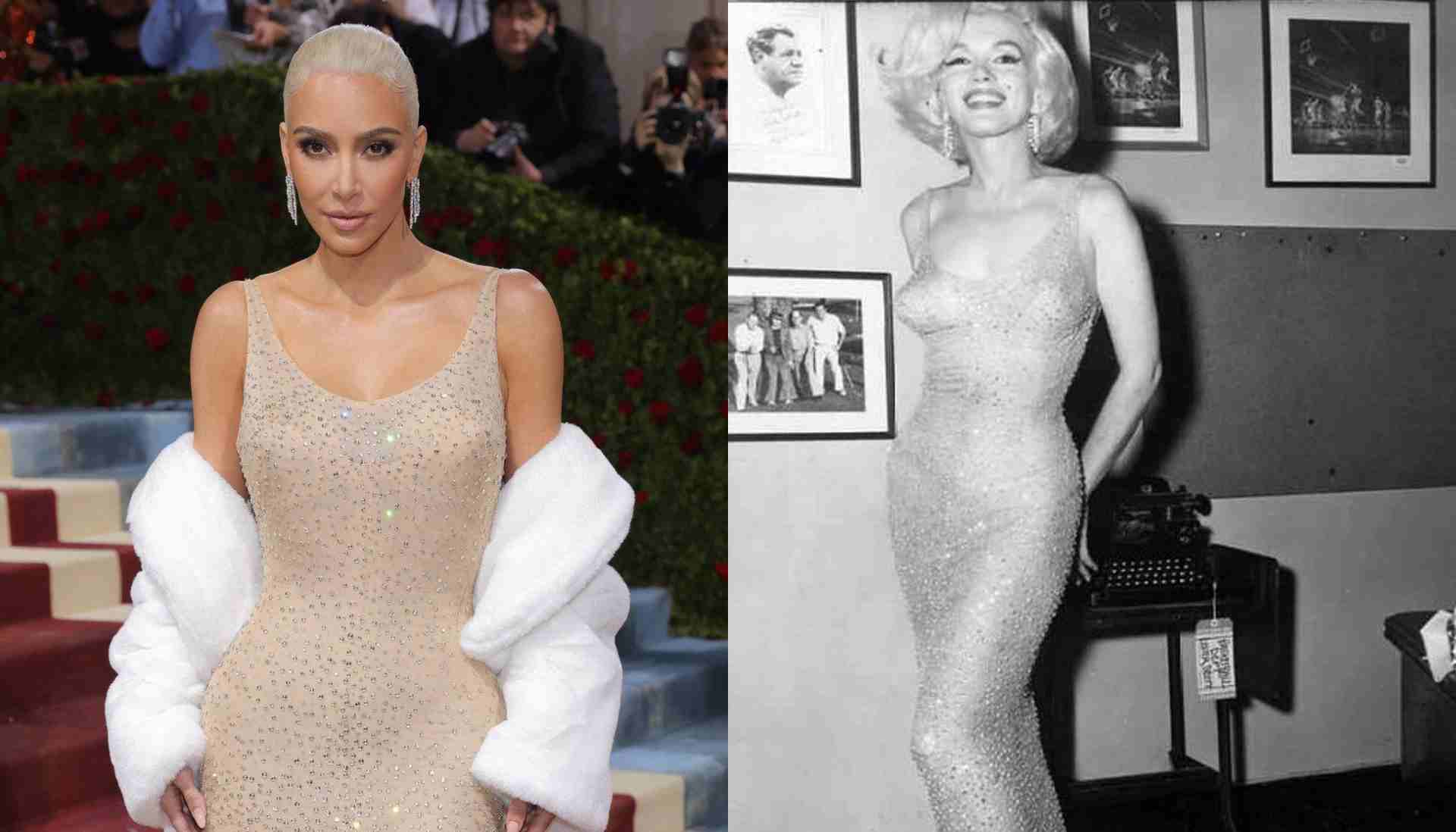 Kim Kardashian opens up about wearing Marilyn Monroe dress