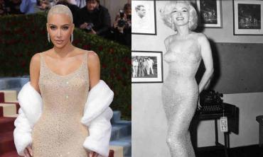 Kim Kardashian opens up about wearing Marilyn Monroe dress