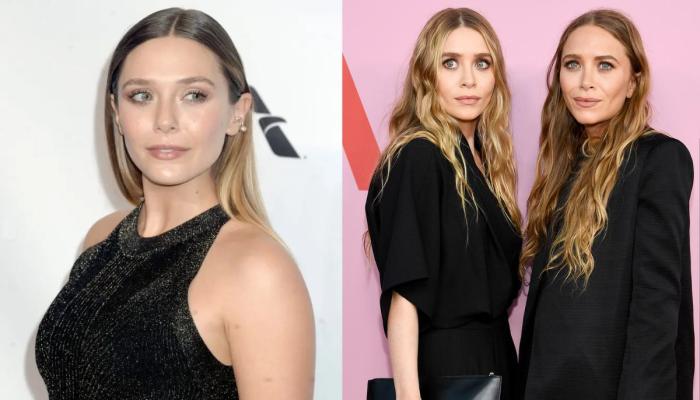 Elizabeth Olsen says being the younger sister of famous twins was an “advantage”